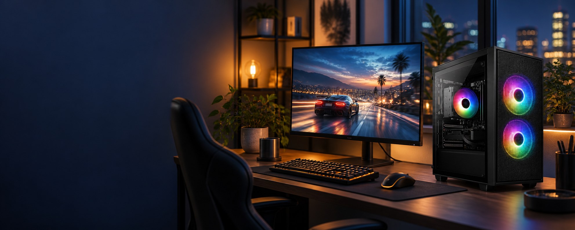 1080p中心のゲーム空間を、自分のデスクに